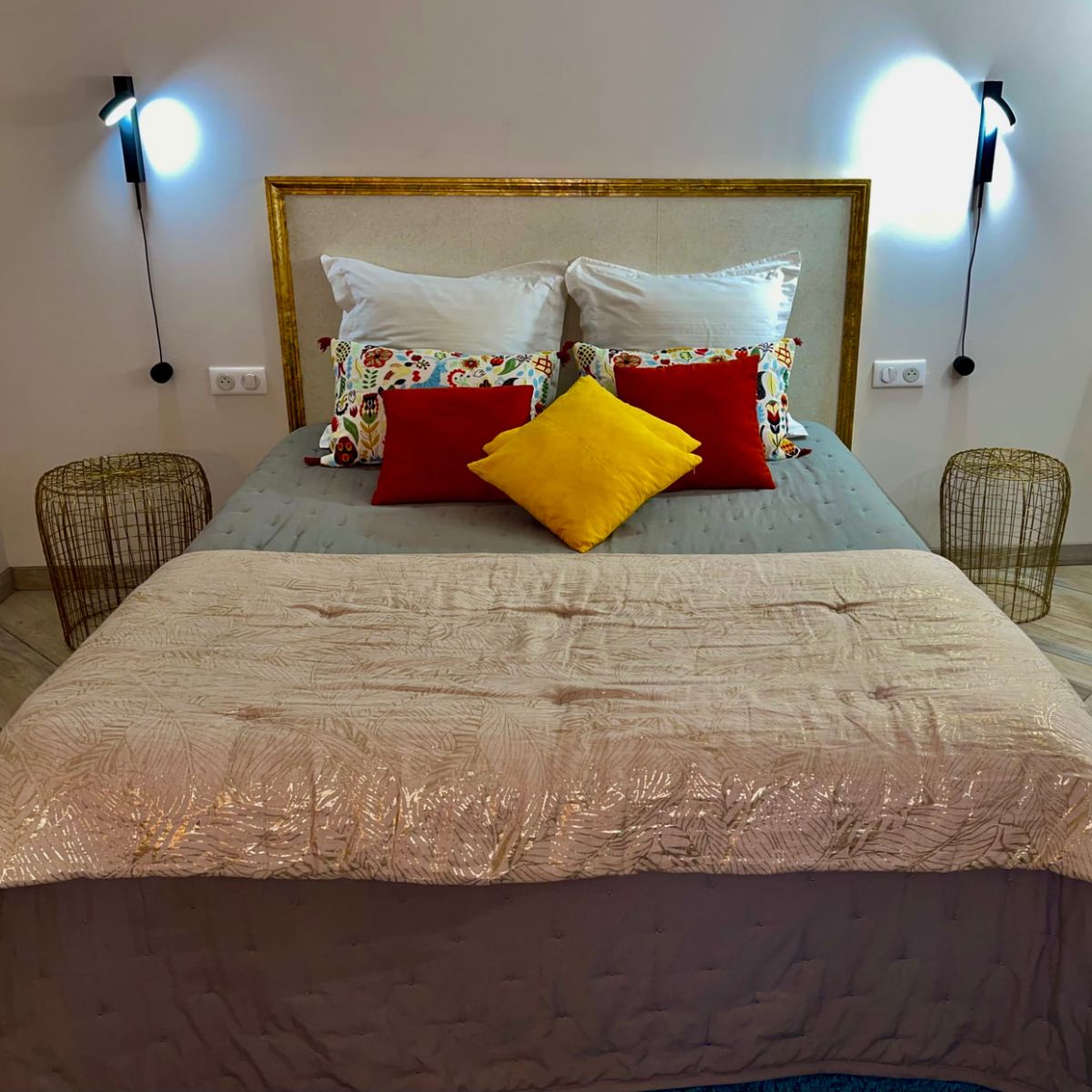 La chambre, un véritable cocon de douceur